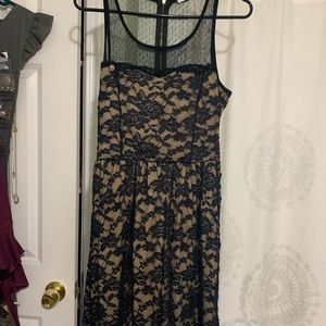 Black lace dress